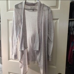 Soft and cozy white French Laundry cardigan